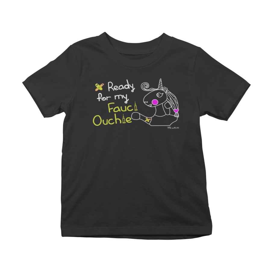 My Fauci Ouchie - Youth - Premium Unisex Tee Tee, this kid.activist product gives back to your choice of non-profits!