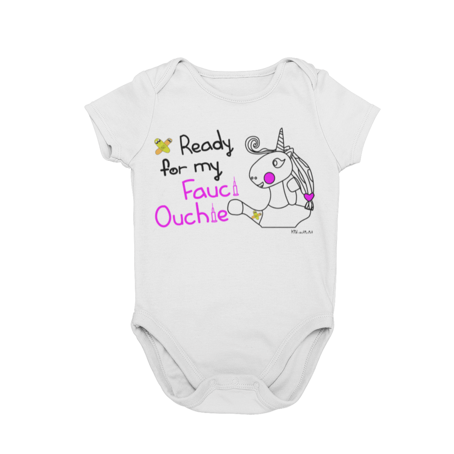 My Fauci Ouchie - Infant - Unisex Bodysuit Bodysuit, this kid.activist product gives back to your choice of non-profits!