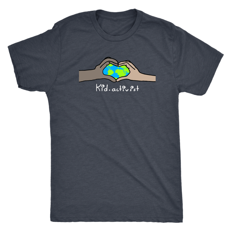 Love Earth, Premium Men's Vintage Tee T-shirt, this kid.activist product gives back to your choice of non-profits!