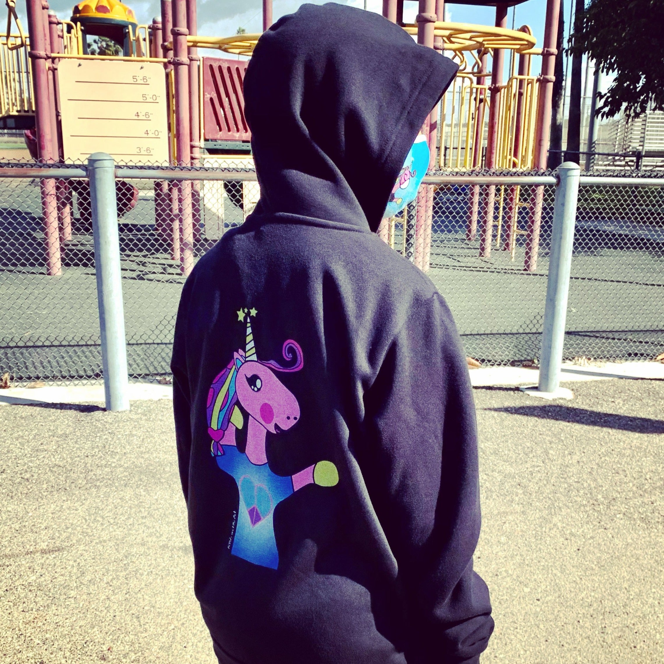 Kara the Unicorn, Premium Youth Unisex Full-Zip Hoodie – Kid Activist