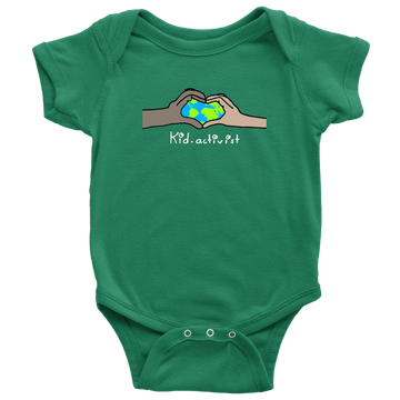 Love Earth, Premium Baby Bodysuit T-shirt, this kid.activist product gives back to your choice of non-profits!
