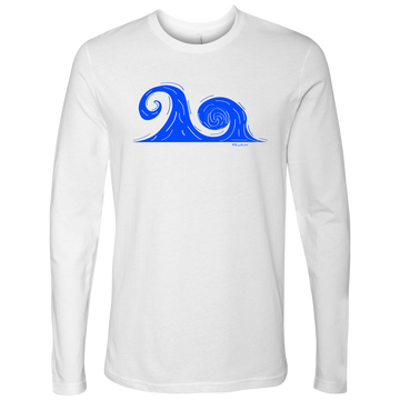 solo wave blue on white T-shirt, this kid.activist product gives back to your choice of non-profits!