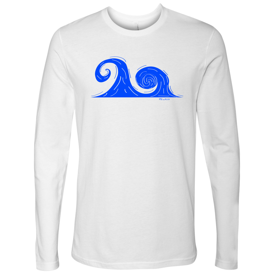 solo wave blue on white T-shirt, this kid.activist product gives back to your choice of non-profits!