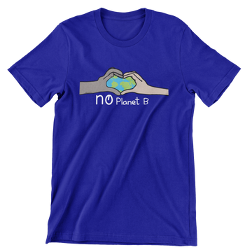 There is No Planet B, Premium Adult Unisex Tee T-shirt, this kid.activist product gives back to your choice of non-profits!