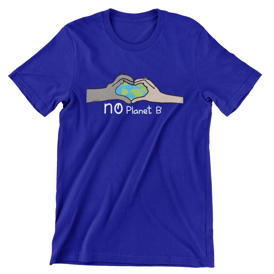 There is No Planet B, Premium Adult Unisex Tee T-shirt, this kid.activist product gives back to your choice of non-profits!