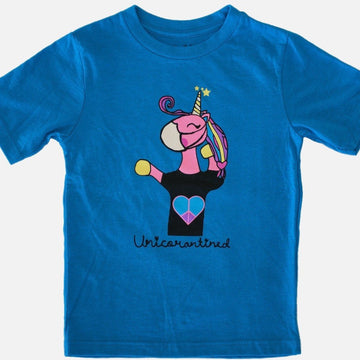 Unicorantined, Premium Youth Unisex Tee Shirt, this kid.activist product gives back to your choice of non-profits!